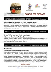 LOCANDINA FILI DI PAROLE